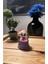 Işıklı 7cm Panda Kar Küresi, Pembe, Dekoratif Hediye 3