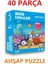 Deniz Canlıları, Kaplumboğa, Ahtapot 40 Parça Mini Ahşap Puzzle 2