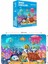 Deniz Canlıları, Kaplumboğa, Ahtapot 40 Parça Mini Ahşap Puzzle 3
