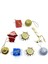 Yılbaşı Ağacı Süsü 9'lu Karışık Mini Set Noel Süsleri 1