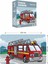 Renkli 40 Parça Mini Ahşap İtfaiye Arabası Puzzle, Eğitici ve Eğlenceli Oyuncak 3