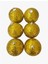 - 6 Adet Strafor Simli Cici Top 5 cm Gold 547133 1