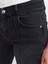 Nervür Dikişli Siyah Denim Pantolon 4