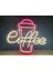 Neon LED Tabela Dekoratif Aydınlatma -Coffee, 50X45CM- 1