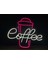 Neon LED Tabela Dekoratif Aydınlatma -Coffee, 50X45CM- 2