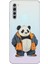 Xiaomi Redmi Note 8 Uyumlu Panda Montlu Desenli Silikon Kılıf 1