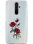 Xiaomi Redmi Note 8 Pro Uyumlu Kırmızı Güller Desenli Silikon Kılıf 1