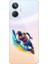 Realme 10 Uyumlu Renkli Tenisçi Desenli Silikon Kılıf 1