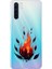 Oppo A91 Uyumlu Ateş Alevi Desenli Silikon Kılıf 1