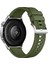 Huawei Watch Gt5 46MM ile Uyumlu Metal Tokalı Dikiş Detaylı Şık Dokuma Silikon Kordon 2
