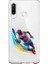 Huawei P30 Lite Uyumlu Renkli Tenisçi Desenli Silikon Kılıf 1