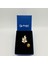 Yaprak Özel Taşlı Gold Broş 1