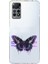 Xiaomi Redmi Note 12 Pro 4g Uyumlu Siyah Kelebek Desenli Silikon Kılıf 1