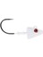 SD824 Shad White Iğne No: 3-0 10G Jighead 3 Adet 1
