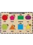 Ahşap Bul Tak Eğitici 2 Adet Yapboz Puzzle Seti 2