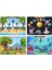 Notpa Çocuklar Için Eğitici ve Öğretici Ahşap 24 Parça Renkli Puzzle 4lü Set 9 2