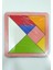 10 Adet Mini Ahşap Tangram-Renkli Tangram-Zeka Oyunu 3