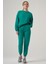 Sanderona Yeşil Oversize Iki Iplik Sweatshirt 2