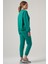 Sanderona Yeşil Oversize Iki Iplik Sweatshirt 4
