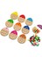 Ponponlu Yumurta Sayı ve Değerlerini Öğreniyorum Ahşap Montessori Puzzle 2