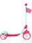 Pembe Sepetli Frenli 3 Tekerlekli Scooter 3