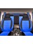 Oto Koltuk Kılıfı Ön ve Arka Tam Set - Siyah Mavi 1