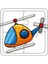 4 Parça Ahşap Çocuk Puzzle Helikopter 1