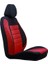 Oto Koltuk Kılıfı Ön ve Arka Tam Set - Siyah Kırmızı 2