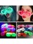 LED Işıklı Gözlük Işıklı Yılbaşı Parti Gözlüğü 5 Li Set Mavi Kırmızı Pembe Yeşil Beyaz LED Işıklı 2