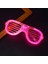 Christmas Pink LED Light Party Glasses Pembe LED Işıklı Gözlük Yılbaşı Parti Gözlüğü Panjur Gözlük 1