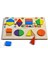 Ahşap Geometrik Puzzle Çocuk Oyuncağı, Eğitici ve Eğlenceli Öğrenme Seti 1