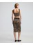 Leopar jakarlı ve işlemeli triko IW6240050303027 4