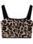 Leopar jakarlı ve işlemeli triko IW6240050303027 5