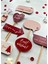 2024 Yılbaşı Temalı 10'lu Minik Cupcake Topper - Yeniyıl Partisi Kek Konuşma Balonu Çubukları Seti 3