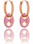 Pink Bubbles Gümüş Küpe 1