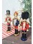 Fındıkkıran Asker Yılbaşı Süsleri 3lü Dekor Objesi Hareketli Nutcracker Kurşun Asker Süsler 13 cm 3 1