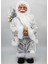 Yılbaşı Noel Baba Peluş Figür 30 cm Beyaz Eli Lambalı 3