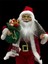 Noel Baba Santa Claus Christmas Süsü Figür 49 cm Ithal Üründür. 1