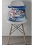 Kırmızı Noel ve Yılbaşı Desenli Süet Kırlent Kılıfı 43x43cm, Hediye Seçeneği 1