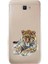 Samsung Galaxy J7 Prime Uyumlu Yatan Leopar Desenli Silikon Kılıf 1