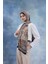 Lacivert Kahve Hint Vual Şal - 5005-03 4