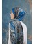 Indigo Hint Vual Şal - 5007-03 4