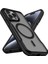 Apple iPhone 14 Pro Max Kılıf Magsafe Şarj Özellikli Military Airbag Şeritli Redclick Lamer Kapak 5