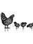 4 Heykeli Tavuk Heykeli Veranda Açık Avlu Için (Yurt Dışından) 1
