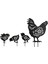 4 Heykeli Tavuk Heykeli Veranda Açık Avlu Için (Yurt Dışından) 4