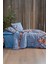 Yakut Mavi Pamuk Flanel Çift Kişilik Nevresim Takımı 2