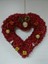 Yılbaşı Kapı Süsü Kalp Şeklinde Yeni Yıl Noel Dekoratif Kapı Süsü - 33 cm - KS027 1