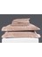 Monaco Heritage Mocha (240 Tc) Jakarlı Pamuk Saten Çift Kişilik Nevresim Takımı 4