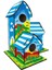 5269 Kumtoys Boyanabilir 3'lü Kuş Evi - Bird House 3