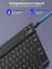 BKB011 Mini Kablosuz Bluetooth Klavye & Mouse Seti - Universal Uyumlu, Taşınabilir ve Şarjlı 4